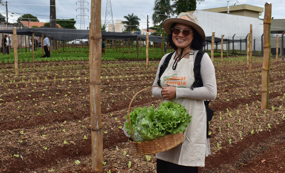 Programa Cultivar Energia inaugura primeira horta em Londrina