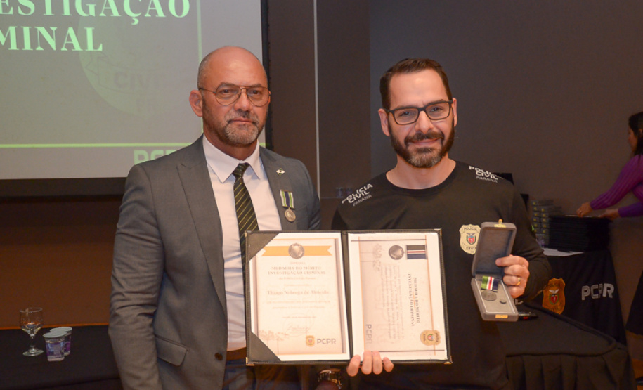 Duas operações da PCPR recebem homenagens de Mérito de Investigação Criminal