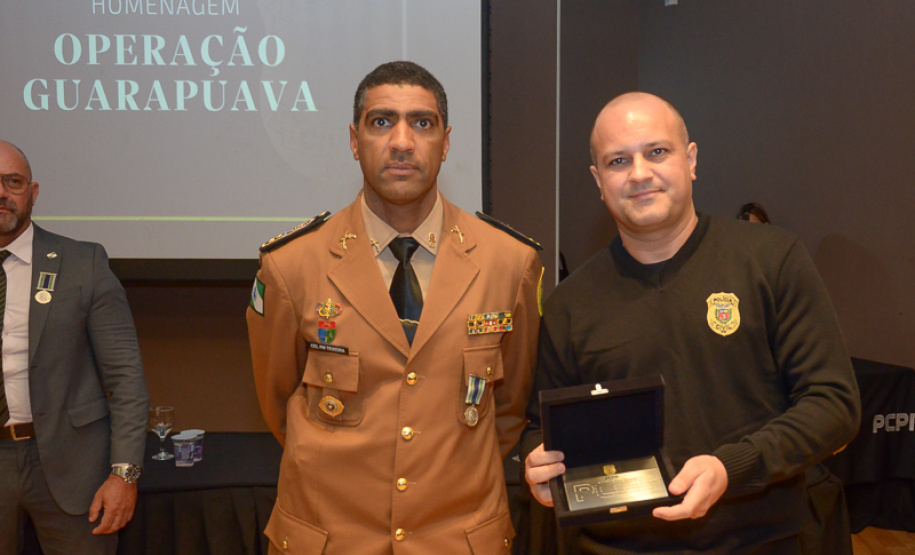 Duas operações da PCPR recebem homenagens de Mérito de Investigação Criminal