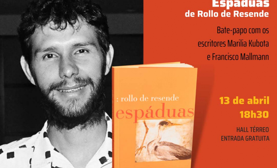 Biblioteca Pública recebe evento de lançamento de livro que reúne a poesia do paranaense Rollo de Resende