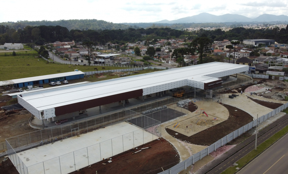 Terminal de Piraquara atinge 80% de execução