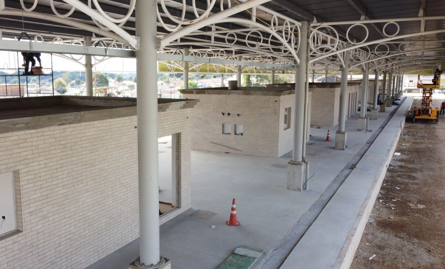 Terminal de Piraquara atinge 80% de execução