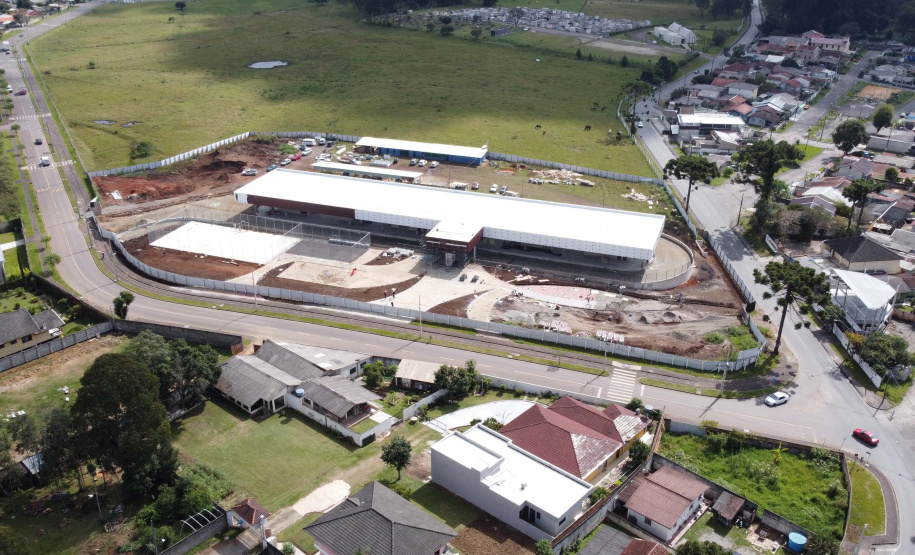 Terminal de Piraquara atinge 80% de execução