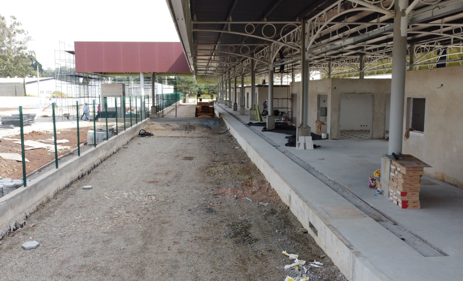 Terminal de Piraquara atinge 80% de execução