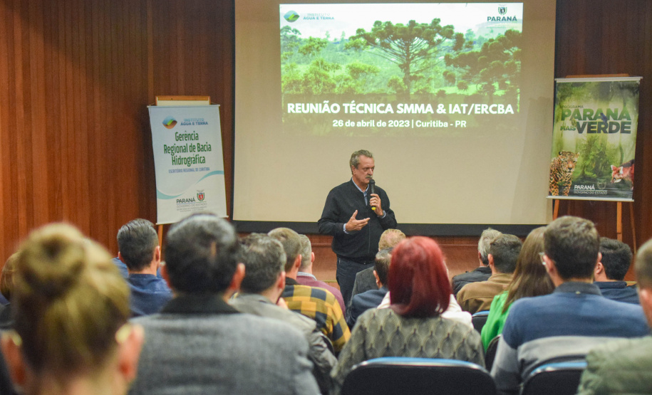 encontro com prefeitos, secretários e técnicos da Região Metropolitana de Curitiba.