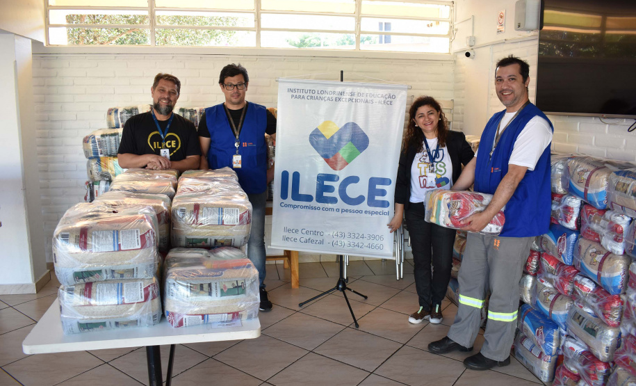 Copel entrega 94 toneladas de alimentos a instituições de educação e assistência social