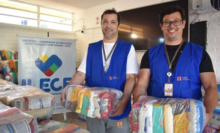 Copel entrega 94 toneladas de alimentos a instituições de educação e assistência social
