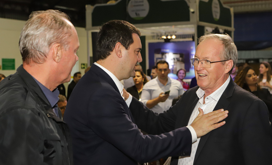 O governador Carlos Massa Ratinho Junior participou da abertura da ExpoFrísia, em Carambeí.