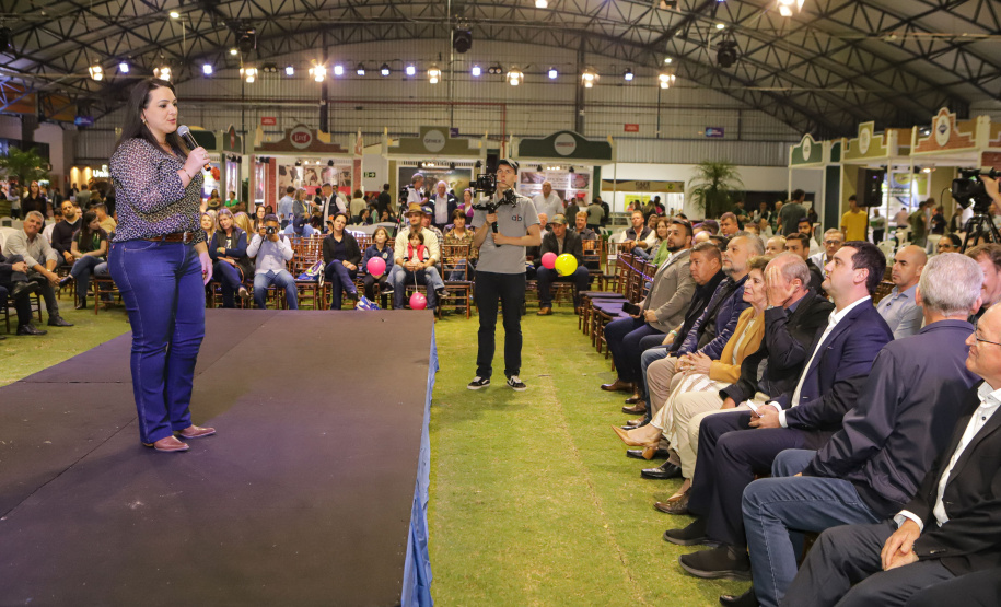 O governador Carlos Massa Ratinho Junior participou da abertura da ExpoFrísia, em Carambeí.