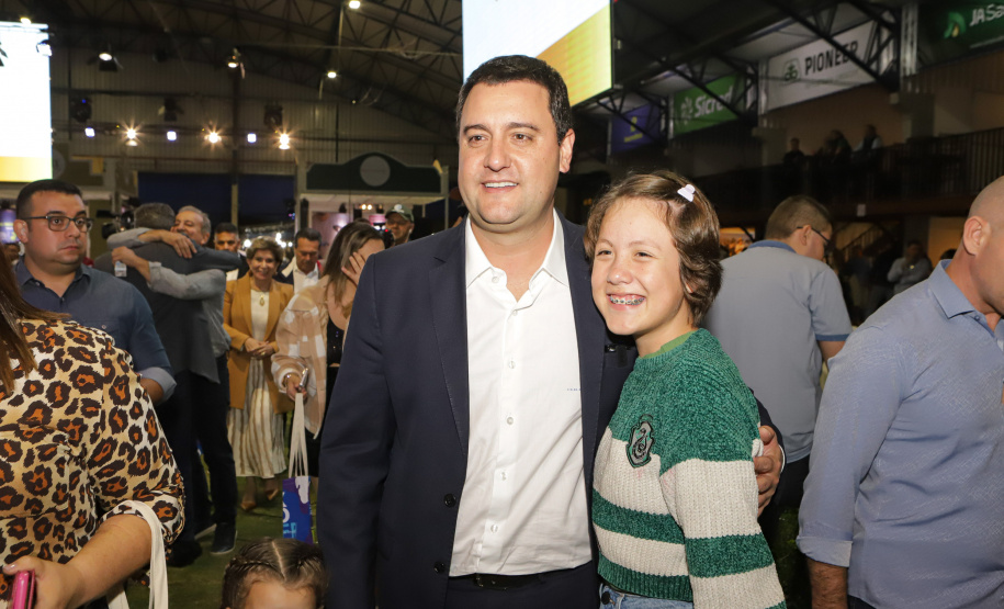 O governador Carlos Massa Ratinho Junior participou da abertura da ExpoFrísia, em Carambeí.