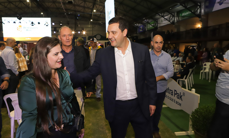 O governador Carlos Massa Ratinho Junior participou da abertura da ExpoFrísia, em Carambeí.