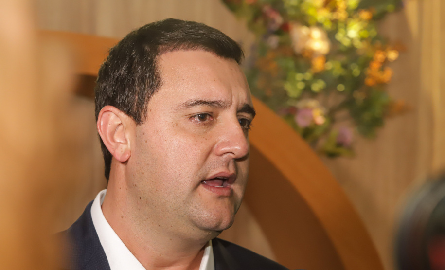 O governador Carlos Massa Ratinho Junior participou da abertura da ExpoFrísia, em Carambeí.