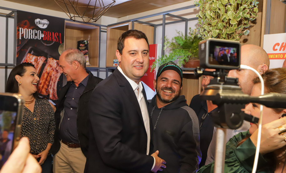 O governador Carlos Massa Ratinho Junior participou da abertura da ExpoFrísia, em Carambeí.