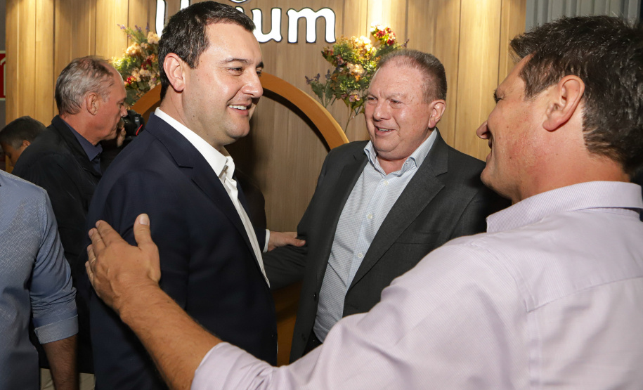 O governador Carlos Massa Ratinho Junior participou da abertura da ExpoFrísia, em Carambeí.