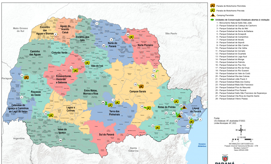 O Instituto Água e Terra (IAT) apresentou o Programa Parques Paraná durante o World Travel Market (WTM), considerada o maior evento de viagens e turismo da América Latina, em São Paulo.