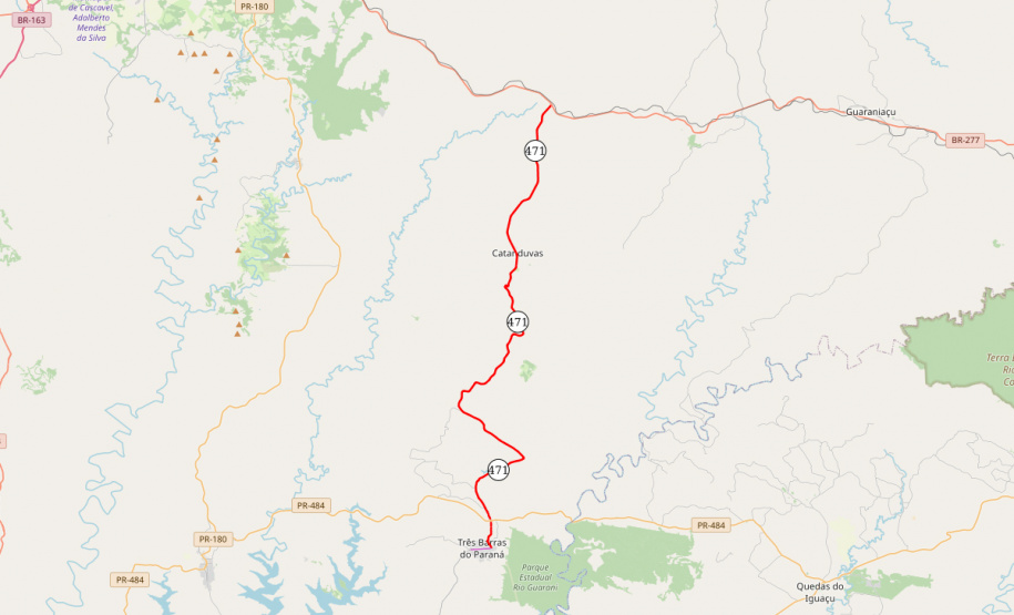 PR-471 Catanduvas a Três Barras do Paraná