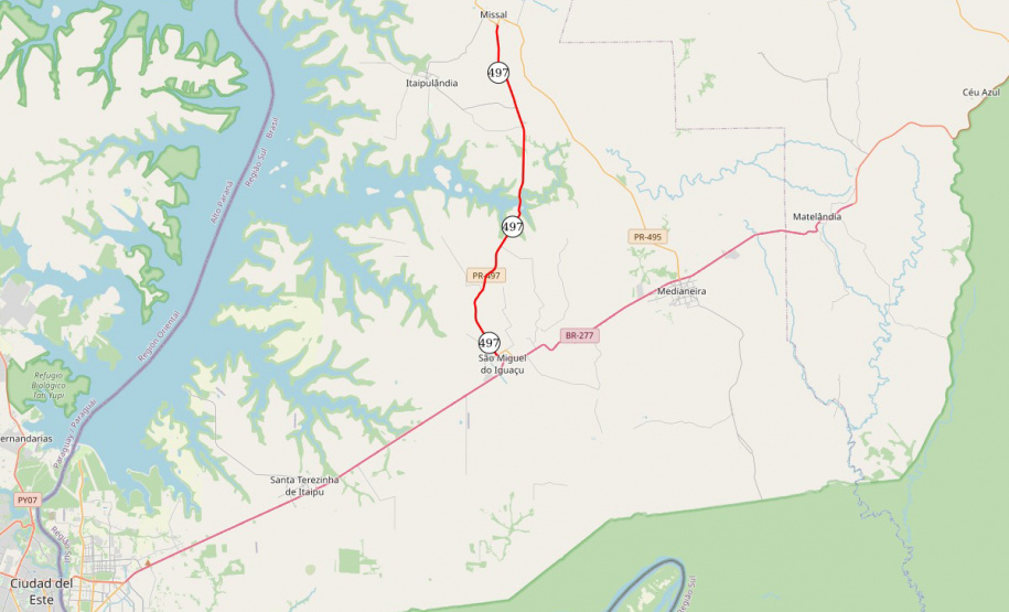 PR-497 Missal a São Miguel do Iguaçu