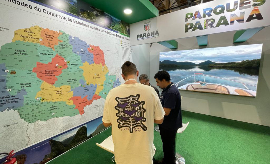 O Instituto Água e Terra (IAT) apresentou o Programa Parques Paraná durante o World Travel Market (WTM), considerada o maior evento de viagens e turismo da América Latina, em São Paulo.