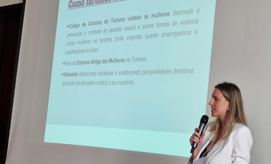 TURISMO  Secretaria lança projeto com foco na segurança e participação feminina no mercado do turismo