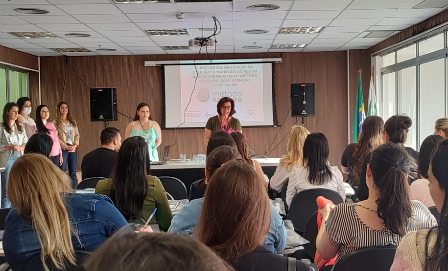 Secretaria da Saúde realiza curso para capacitação de profissionais ao Método Canguru