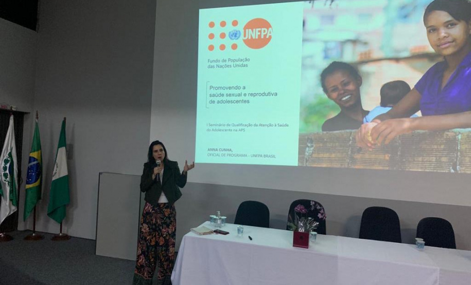 Seminário da Saúde recebe representante da ONU para debater gravidez e paternidade na adolescência
