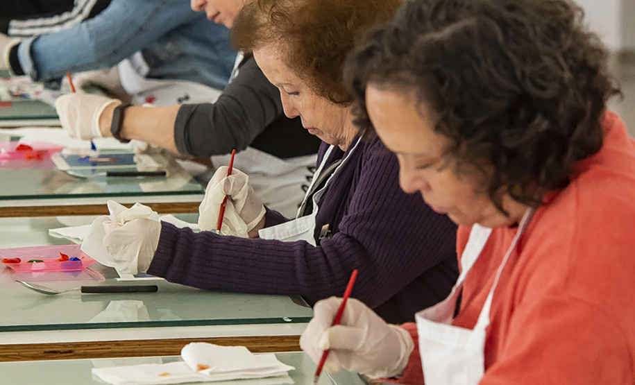 Público com mais de 60 anos terá encontro especial no MON com a artista Leila Pugnaloni