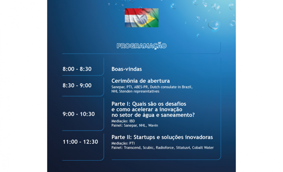 Inscrições abertas para evento internacional sobre inovações e tecnologias para água