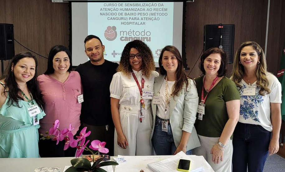 Secretaria da Saúde realiza curso para capacitação de profissionais ao Método Canguru
