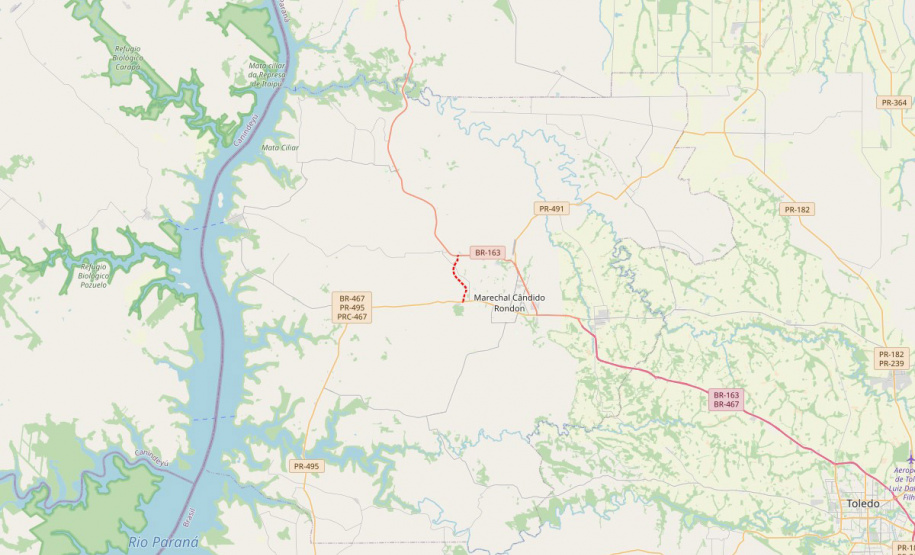 Novo contorno de Marechal Cândido Rondon passa dos 50% de execução