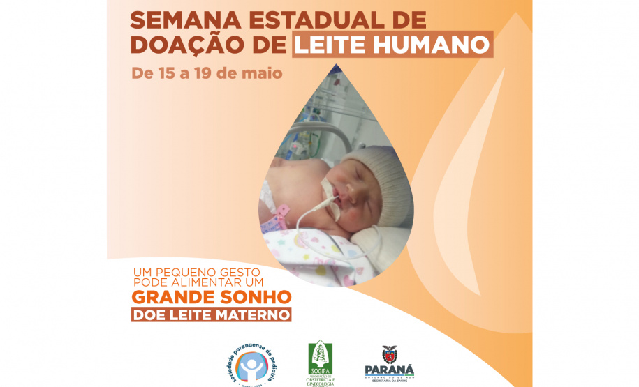 Na semana estadual de doação de leite humano, Secretaria da Saúde busca ampliar número de doadoras