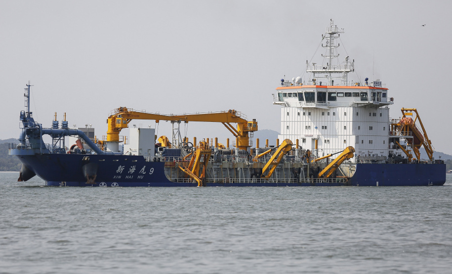 Portos do Paraná inicia nova fase da campanha de dragagem de manutenção