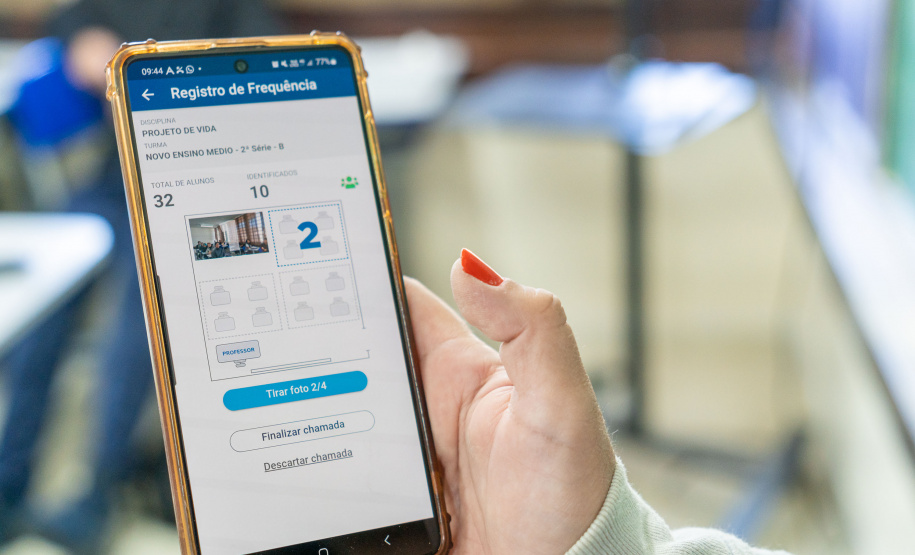 Reconhecimento facial na chamada chega a 1,6 mil colégios da rede estadual