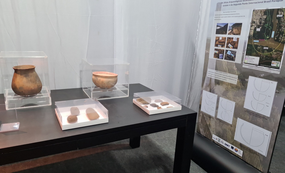 Pesquisas arqueológicas da Ponte da Integração são apresentadas em exposição