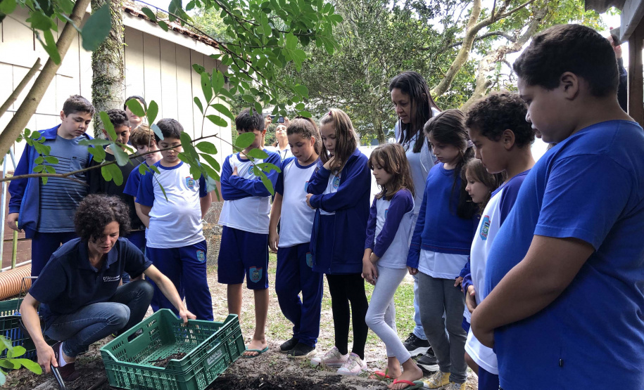 Portos do Paraná instala duas novas composteiras em escolas da Ilha do Mel