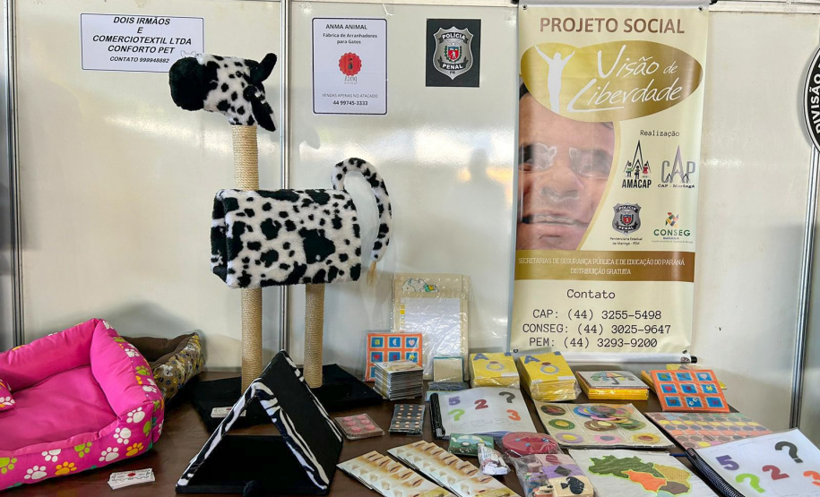 Polícia Penal apresenta na Expoingá seu projeto de ressocialização de custodiados