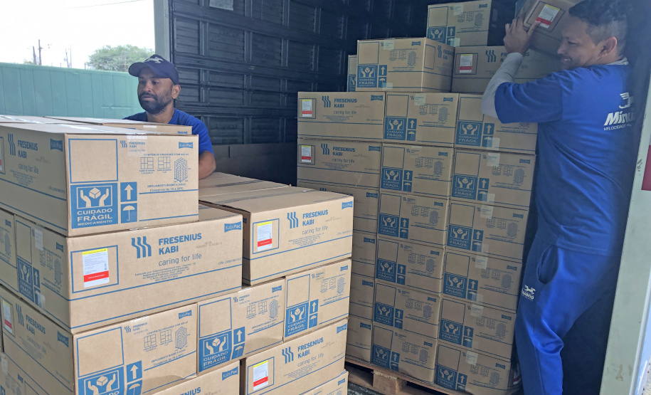 Saúde recebe medicamentos adquiridos de forma emergencial para auxílio no manejo da Dengue