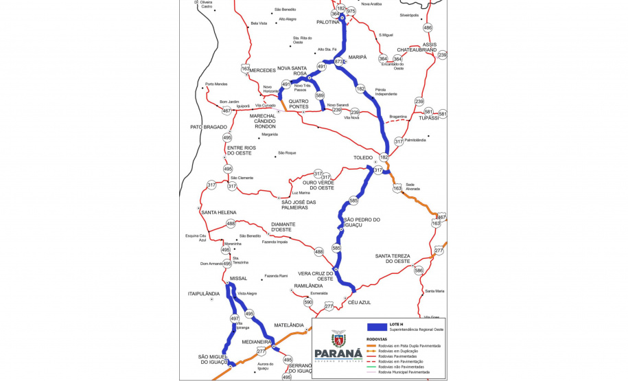 Edital de conservação de rodovias de Toledo tem resultado homologado