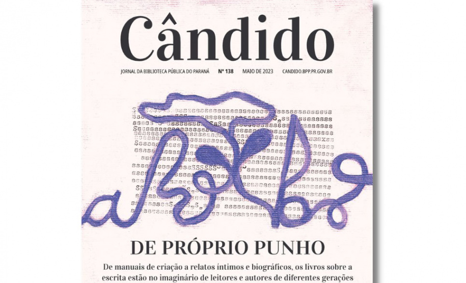Jornal Cândido de maio discute a literatura sobre livros e a escrita