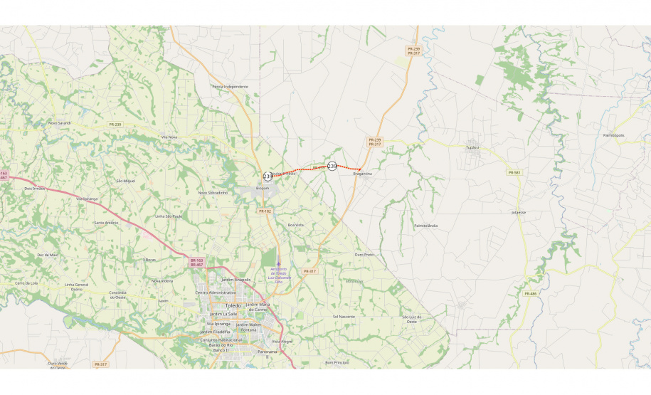 Pavimentação PR-239 Toledo - Bragantina