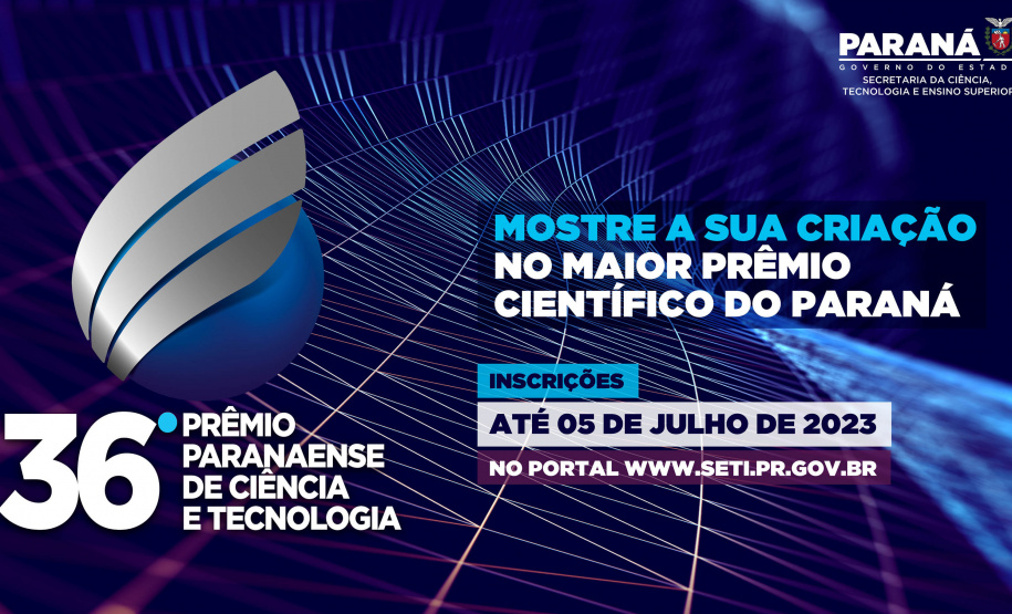 Prêmio do Governo do Estado que destaca a ciência e tecnologia está com inscrições abertas