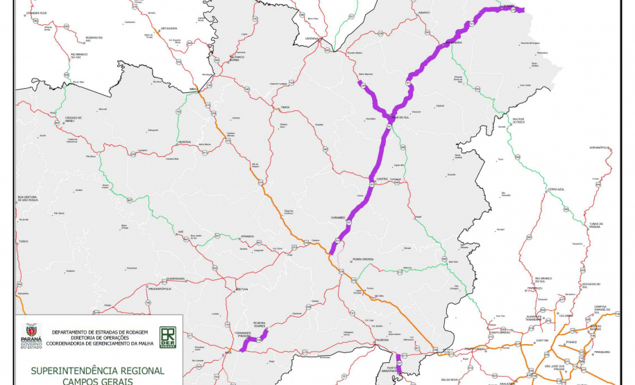 PR-151 Jaguariaíva - Piraí do Sul