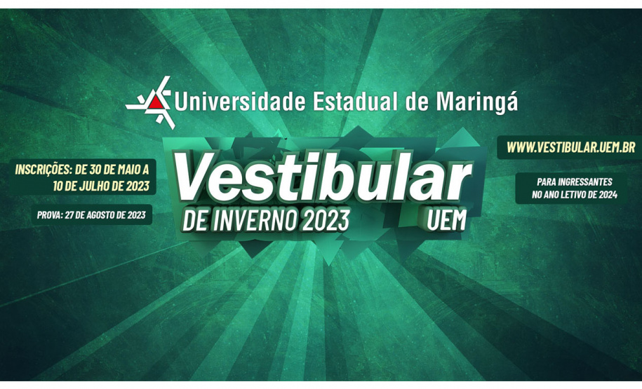 Começa hoje as inscrições do Vestibular de Inverno da UEM com novas regras