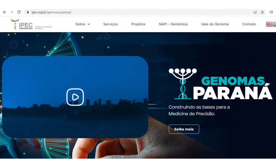Site Genomas Paraná