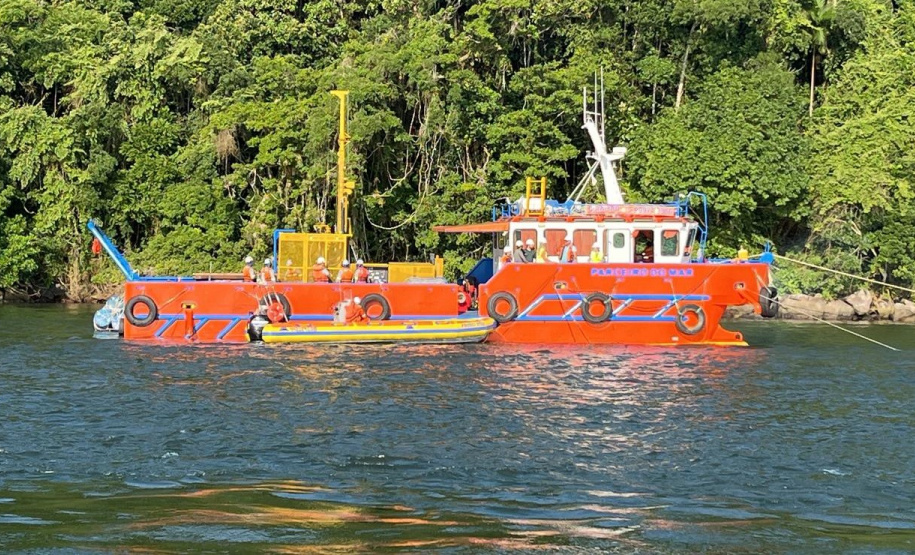 Sondagens marcam início das obras da Ponte de Guaratuba