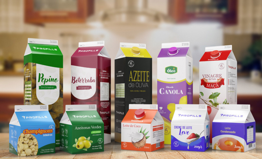 Indústria de máquinas de envasar alimentos Profills vai apresentar a empresários canadenses um sistema de envase de alimentos com embalagem acartonada que reduz em 95% o uso de plástico,