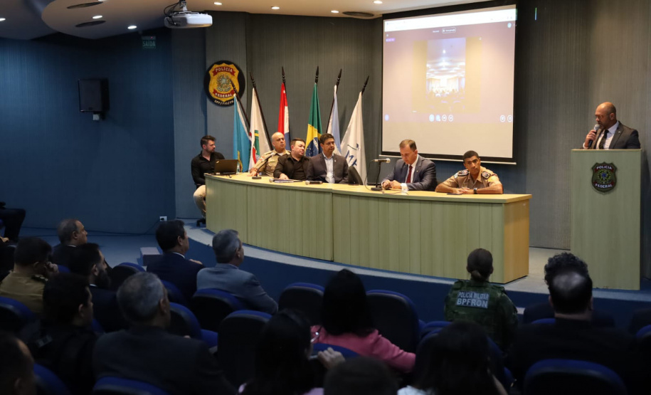 Forças de segurança apresentam ações integradas de combate ao crime na fronteira