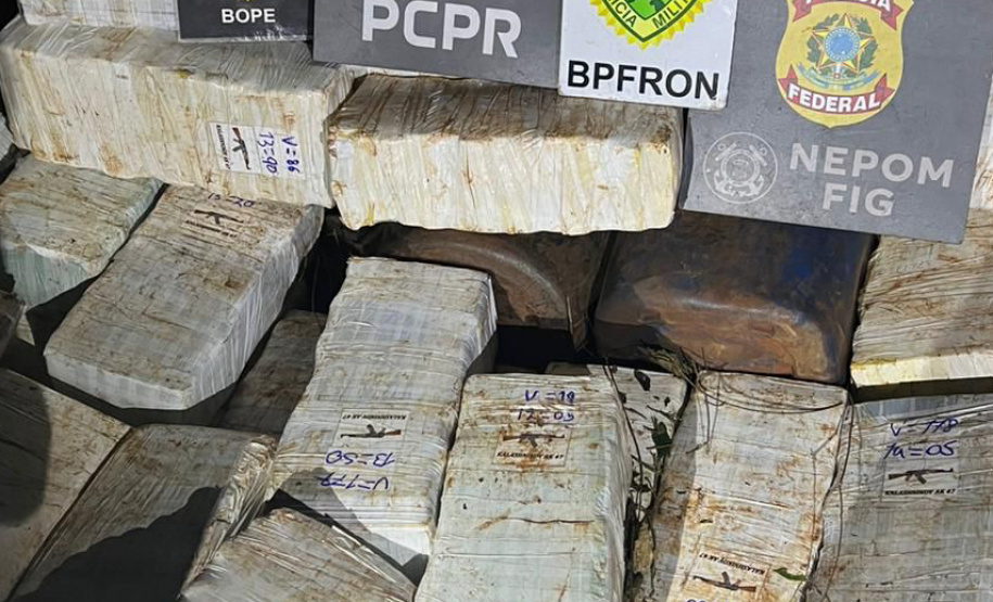 Forças de segurança apreendem mais de uma tonelada de drogas na Operação Fronteiras e Divisas