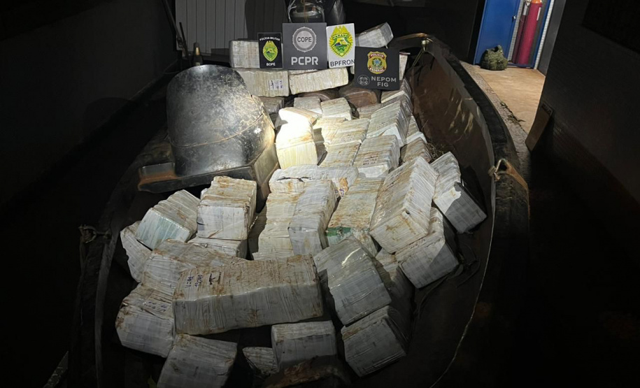 Forças de segurança apreendem mais de uma tonelada de drogas na Operação Fronteiras e Divisas