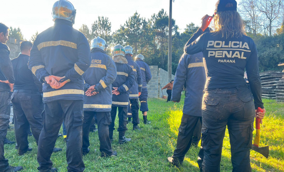 Polícia Penal do Paraná promove capacitação de combate a incêndio no ambiente prisional