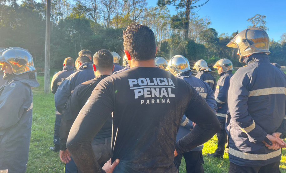 Polícia Penal do Paraná promove capacitação de combate a incêndio no ambiente prisional